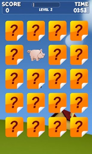 Happy Farm Kids Memory Game截图1