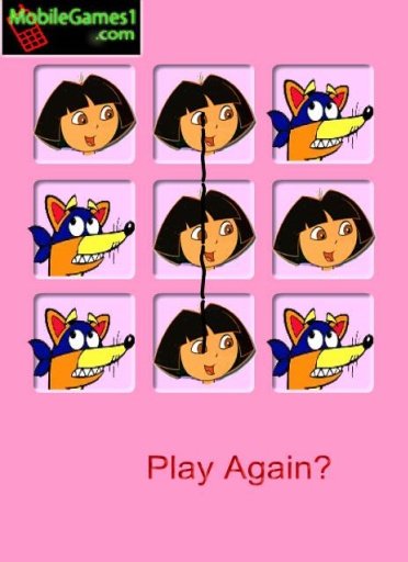 Dora Girl TicTacToe Game截图2