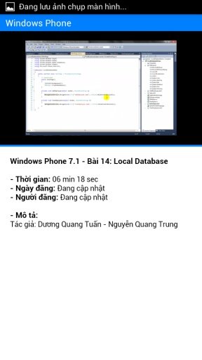 Video Programming WindowsPhone截图2