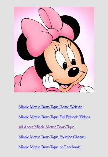 Minnie Mouse Bowtique Fan App截图3