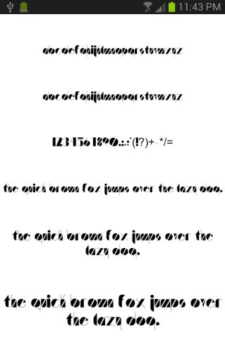 Vintage for FlipFont&reg; free截图3