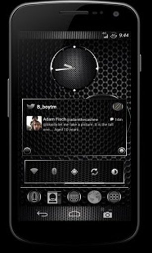 CM10 JB Theme: BLACK CARBON截图10