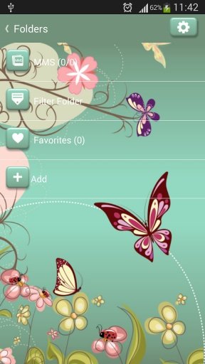 GO短信加强版的蝴蝶截图3