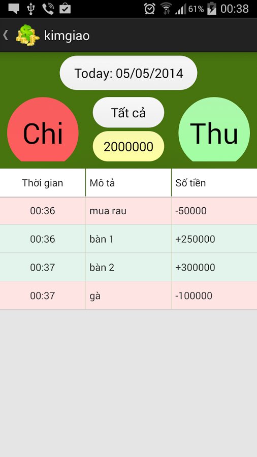 Quản Lý Tiền Bạc截图2