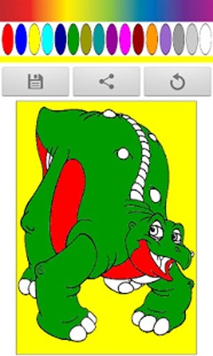 Dinosaurs Kids Coloring Book截图3