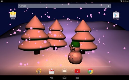 Snowman Gyro3D Live Wallpaper截图8