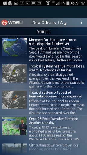 WDSU Exact Weather截图4