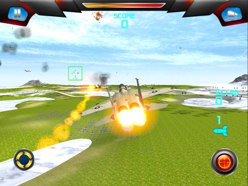 Arctic Jet Fighter 3D截图2