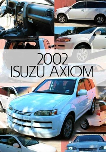 2002 Isuzu Axiom截图4