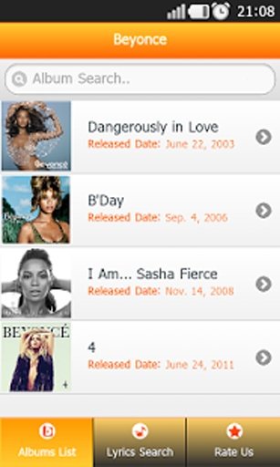 Beyonce Lyrics截图3