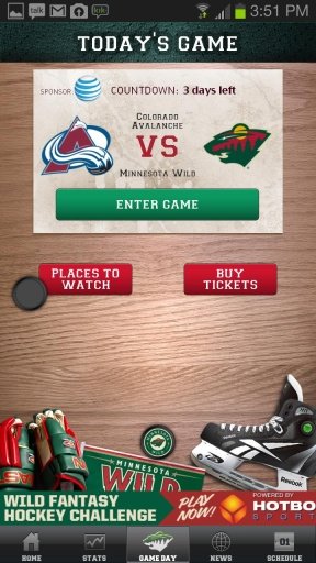 MN Wild NHL截图5