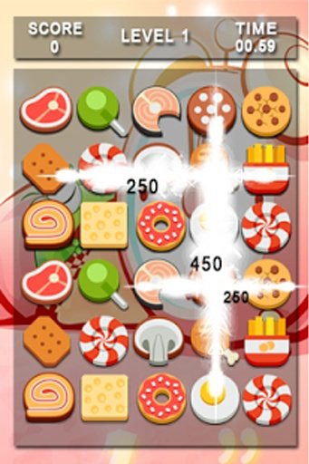 Food Match 3 Puzzle Game截图2