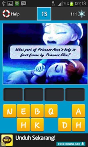 Frozen Guess Quiz截图1