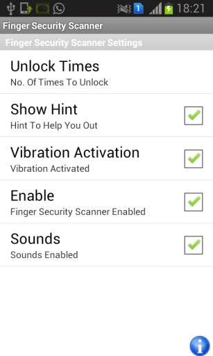 Fingerprint scanner Security截图5