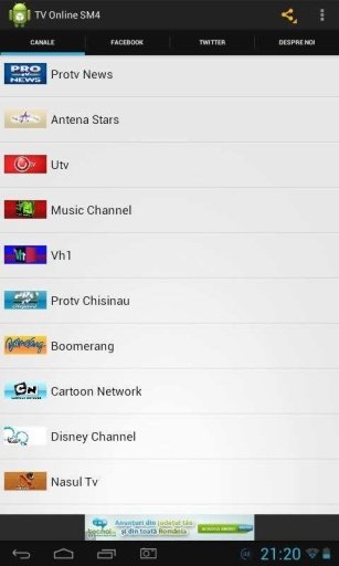 TV Online Romania SM4截图3