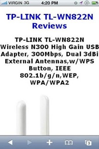 Review TL-WN822N Wireless USB截图1