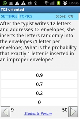 Students Forum's Aptitude Test截图6