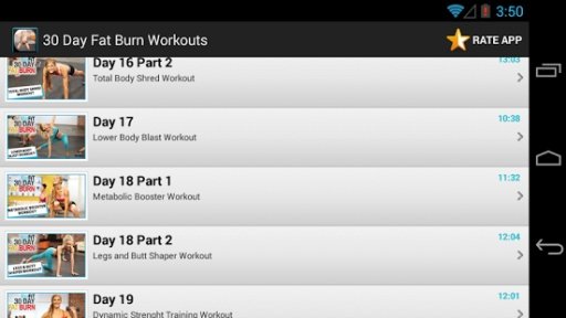 30 Day Fat Burn Workouts截图6