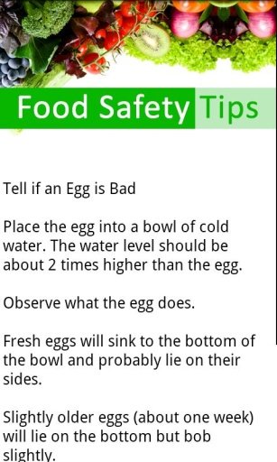 Food Safety Tips截图1