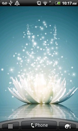 Glitter Waterlily LWP Animated截图5