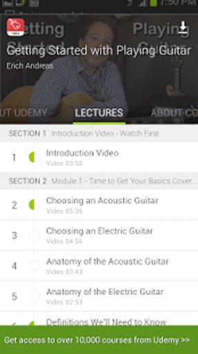 LEARN PLAYING GUITAR FREE截图8