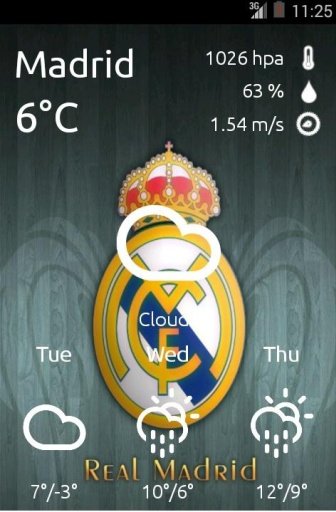 Real Madrid Weather截图3