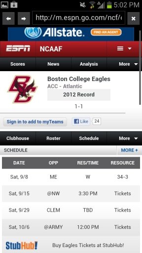 Boston College Football截图3