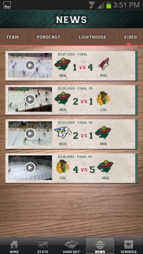 MN Wild NHL截图4