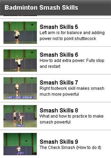 Badminton Smash Skills截图3