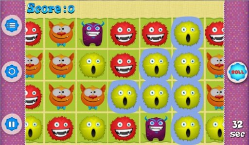 Monster splashing - Match Game截图2