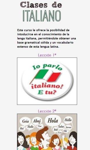 Clases de Italiano Gratis截图1