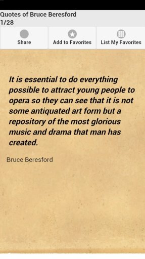 Quotes of Bruce Beresford截图1