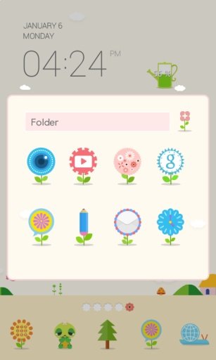 Dooby's Garden dodol theme截图6