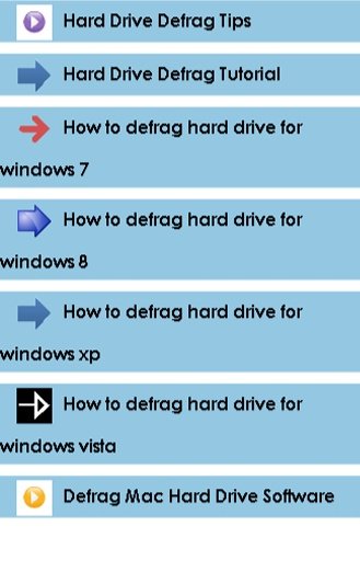 Defrag Hard Drive Tips截图1