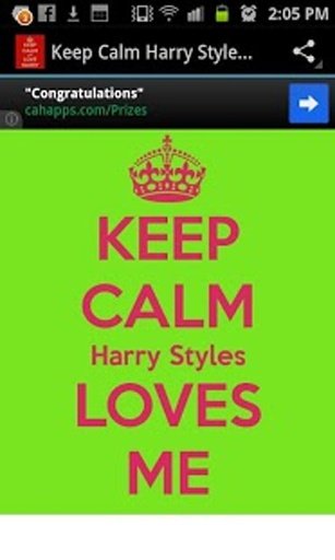 Keep Calm Harry Styles 1D截图4