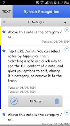 Speech NotePad截图3