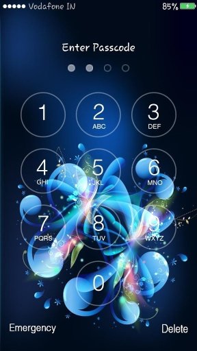 4D Flower Lock Screen截图5