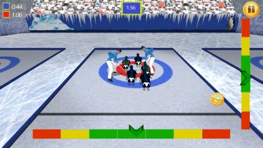 Crazy Penguin Curling 3D截图1