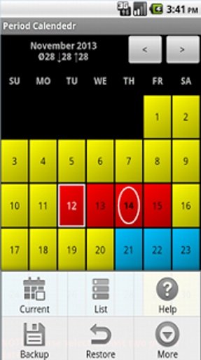 Period and Ovulation Tracker截图1