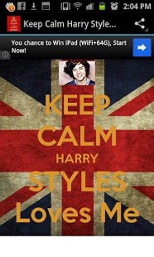 Keep Calm Harry Styles 1D截图1