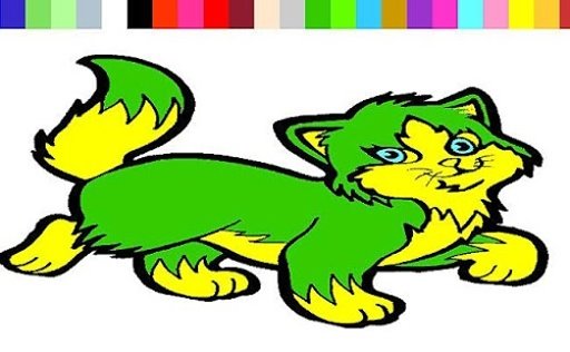 Domestic Cat Coloring Game截图4