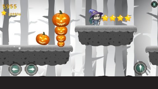 Halloween Witch Run Lite截图2