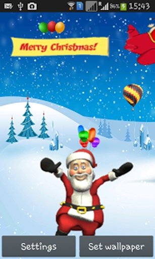 Dancing Santa Live Wallpaper截图3