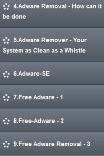 Adware and Removal Info截图1