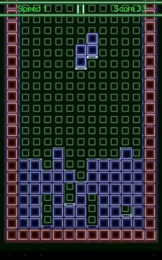 Tetris 3D Neon截图4