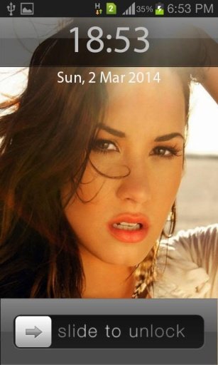 Demi Lovato iOS Lock Screen截图7