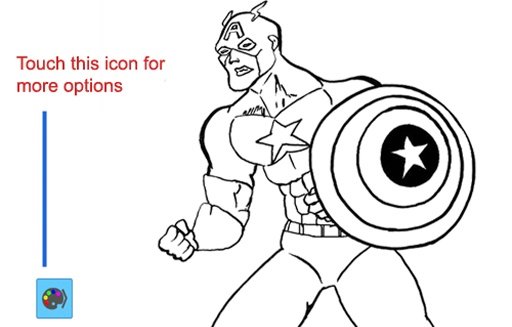 Captain America Coloring Pages截图4