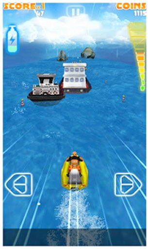 MotoBoat Traffic Racing Free截图2