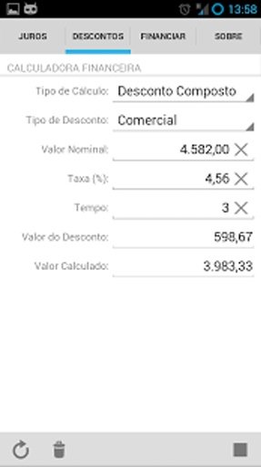 Calculadora Financeira Lite截图9