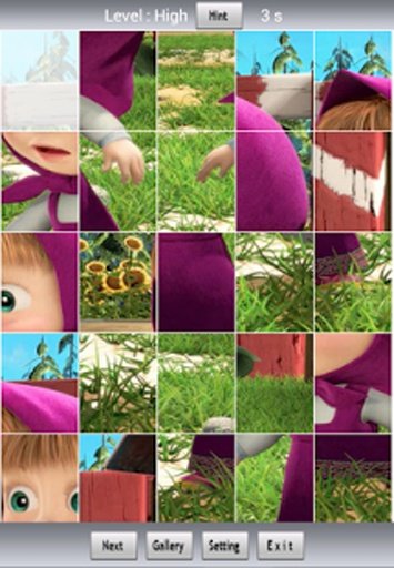 Masha and Bear Sliding Puzzle截图8